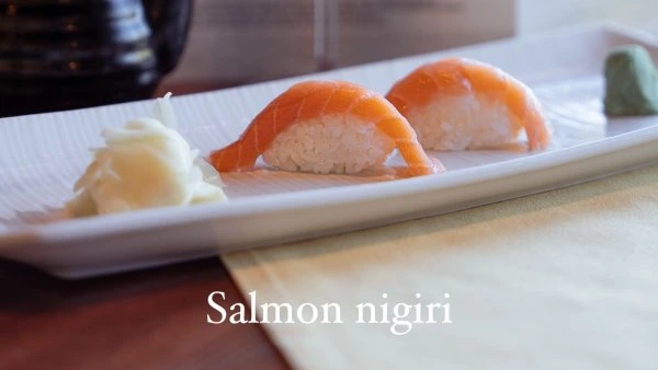 Teak OTR Salmon Nigiri