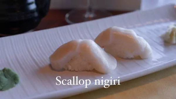 Teak OTR Scallop Nigiri