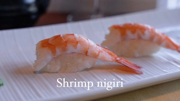 Teak OTR Shrimp Nigiri