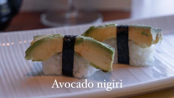 Teak OTR Avocado Nigiri