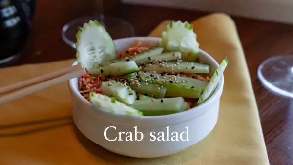 Teak OTR Crab Salad