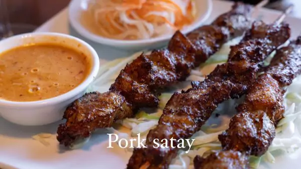 Teak OTR Pork Satay