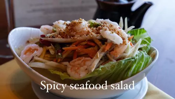 Teak OTR Spicy Seafood Salad