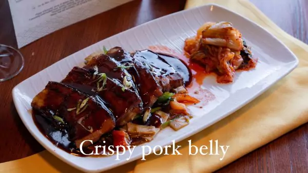 Teak OTR Crispy Pork Belly