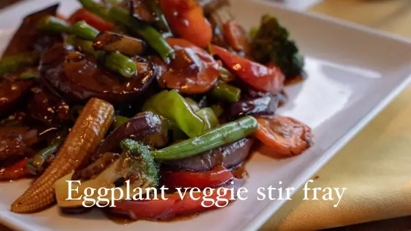 Teak OTR Eggplant Veggie Stir Fry