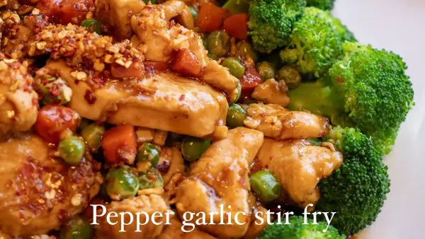 Teak OTR Pepper Garlic Stir Fry